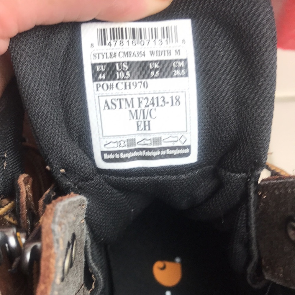 Carhartt Men's 6" Non-Waterproof Comp Toe Boot - Picture 5 of 16